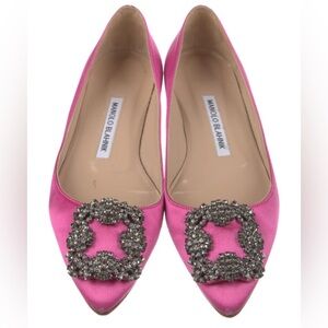 MANOLO BLAHNIK BALLET FLATS